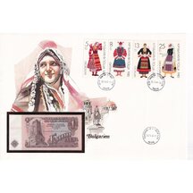 Banknote obálka Bulharsko 1974