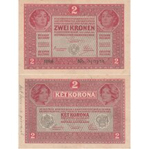2 Koruna 1917 Rakúsko-Uhorsko