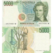 5000 Lire 1985 Taliansko