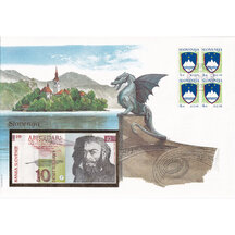 Banknote obálka Slovinsko 1992