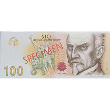 100 Korún 2019 Česká republika - Alois Rašín - Specimen (nevydaný návrh)