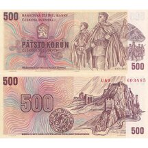 500 Korún 1973 Československo - séria U