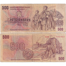 500 Korún 1973 Československo - séria Z
