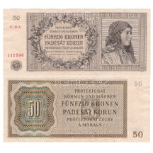 50 Korún 1944 Protektorát Čechy a Morava - séria A