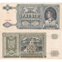 500 Koruna 1941 Slovenská republika - séria 1 Kn