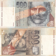 500 Koruna 1993 Slovenská republika - séria F