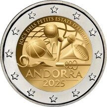 2 EURO Andorra 2025 - Hry malých štátov Európy