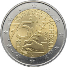 2 EURO Luxembursko 2025 - Schumanova deklarácia