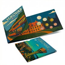 Sada obehových Euro mincí Chorvátsko 2026 - Vukovar