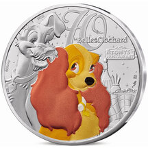 10 Euro Francúzsko 2025 - Lady and the Tramp - kolorovaná