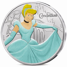 10 Euro Francúzsko 2025 - Popoluška - kolorovaná