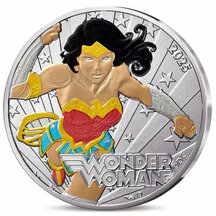 10 Euro Francúzsko 2025 - Wonder Woman - kolorovaná