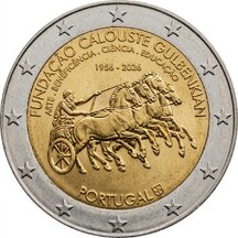 2 EURO Portugalsko 2026 - Nadácia Calousta Gulbenkiana