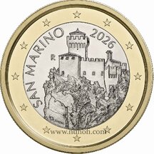 1 EURO - obehová minca San Maríno 2026