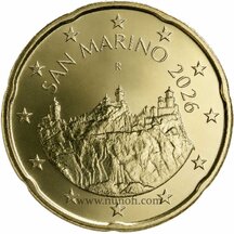 20 Cent - obehová minca San Maríno 2026