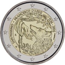 2 EURO San Marino 2026 - František z Assisi