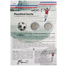 Pamätná karta - Víťazstvo futbalistov ČSR na ME