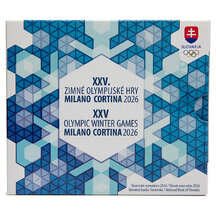 Sada obehových EURO mincí SR 2026 - ZOH Milano Cortina