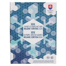 Sada obehových EURO mincí SR 2026 - ZOH Milano Cortina - Proof