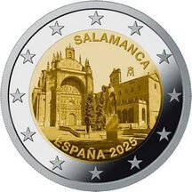 2 EURO Španielsko 2025 - Staré mesto Salamanca