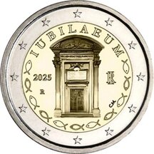 2 EURO Taliansko 2025 - Jubileum