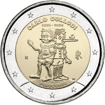 2 EURO Taliansko 2026 - Pinocchio