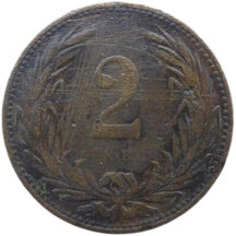 2 Fillér František Jozef I.1897 KB