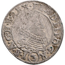 3 Grajciar Ferdinand II. 1636 Praha (PR)