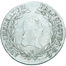 20 Grajciar František II.1809 B