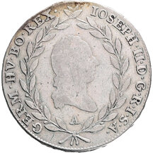 20 Grajciar Jozef II.1781 A