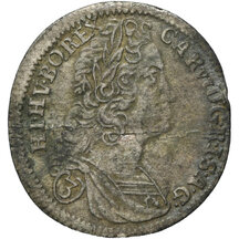 3 Grajciar Karol VI. 1725 Praha (PR)