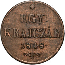 1 Grajciar Revolúcia 1848