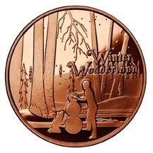 Medená minca Zimná krajina zázrakov 1 Unca