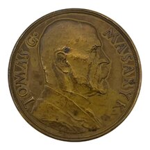 Bronzová medaila T.G. Masaryk 85. narodeniny 1935