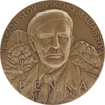 Medaila Slovensko 2025 - Medaila Velikáni Slovenského maliarstva - Martin Benka (Ms)