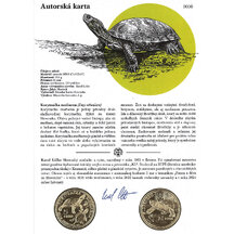 Autorská karta 5 € Korytnačka močiarna 2026