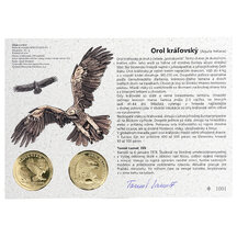 Autorská karta 5 € Orol Královský 2025