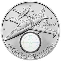 500 Koruna Česko 2025 - Lietadlo Aero L-39