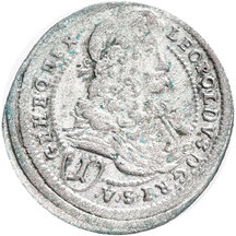 1 Grajciar Leopold I. 1699 Viedeň (W)