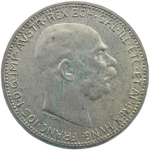 1 Koruna František Jozef I. 1915
