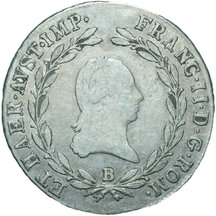 20 Grajciar František II.1806 B