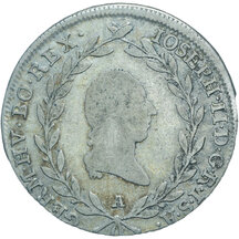 20 Grajciar Jozef II.1784 A