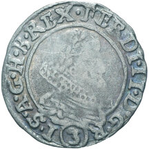 3 Grajciar Ferdinand II. 1637 Praha (PR)
