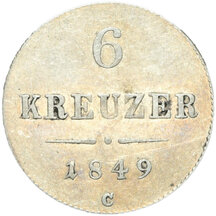 6 Grajciar František Jozef I. 1849