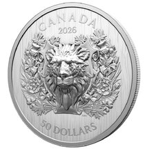 50 Dollars Kanada 2026 - Heraldický lev - Proof
