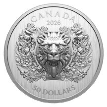 50 Dollars Kanada 2026 - Heraldický lev - Proof