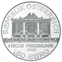 1,50 EURO Rakúsko 2026 - Wiener Philharmoniker