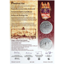 Pamätný list 20 € Kežmarok 2025