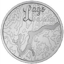 20 Francs Švajčiarsko 2025 - Lugano jazero - Proof
