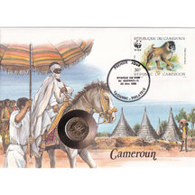 Numizmatická obálka Kamerun 1983